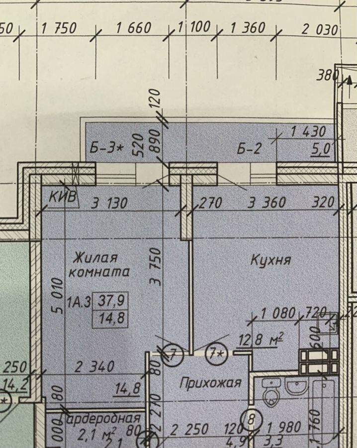 квартира г Бердск ул Ленина 1 ЖК «Ленина 124» д. 114 фото 3