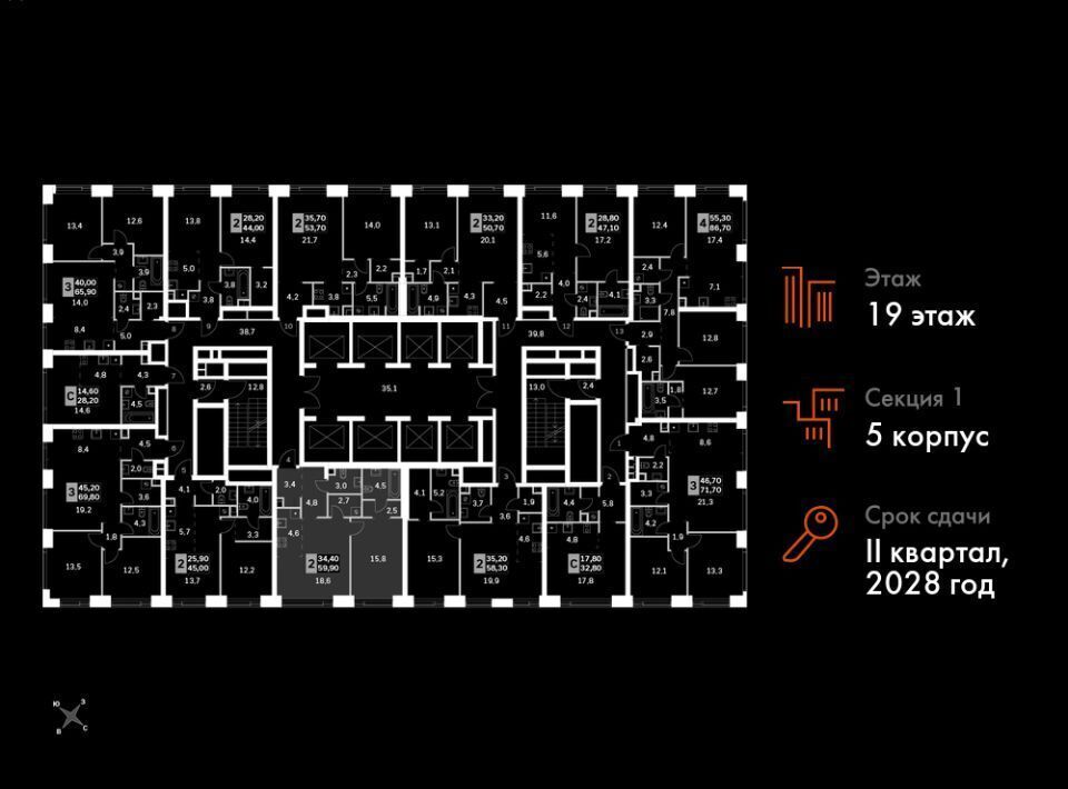 квартира г Москва САО 3-й Хорошевский проезд, 3А фото 2