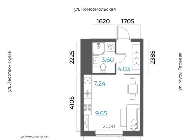 р-н Октябрьский микрорайон Глумилино-2 фото