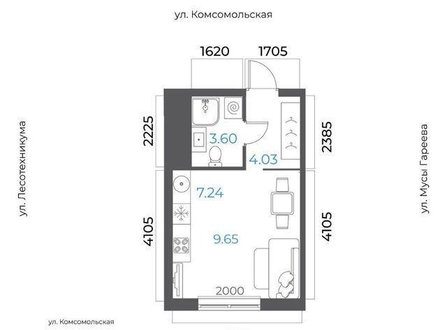 р-н Октябрьский микрорайон Глумилино-2 фото