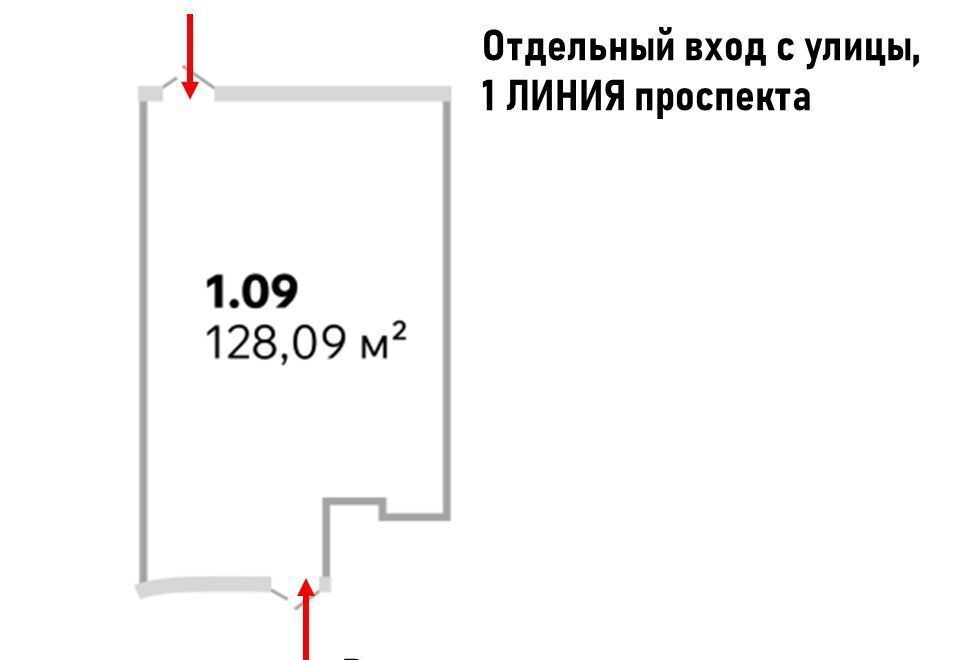 торговое помещение г Санкт-Петербург метро Площадь Восстания пр-кт Лиговский 30 фото 2