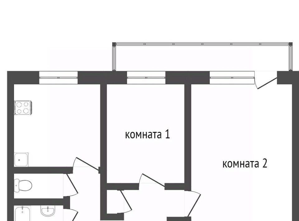 квартира г Улан-Удэ п Восточный р-н Железнодорожный ул Туполева 16 фото 8