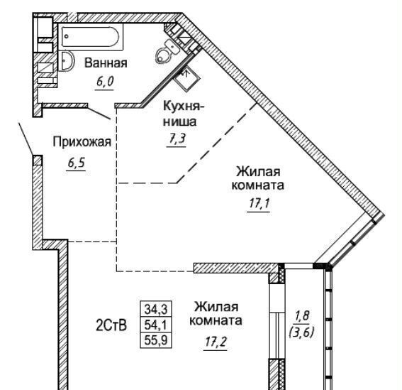 квартира г Новосибирск р-н Дзержинский Берёзовая роща ул Фрунзе Жилой дом «GRANDO» фото 1