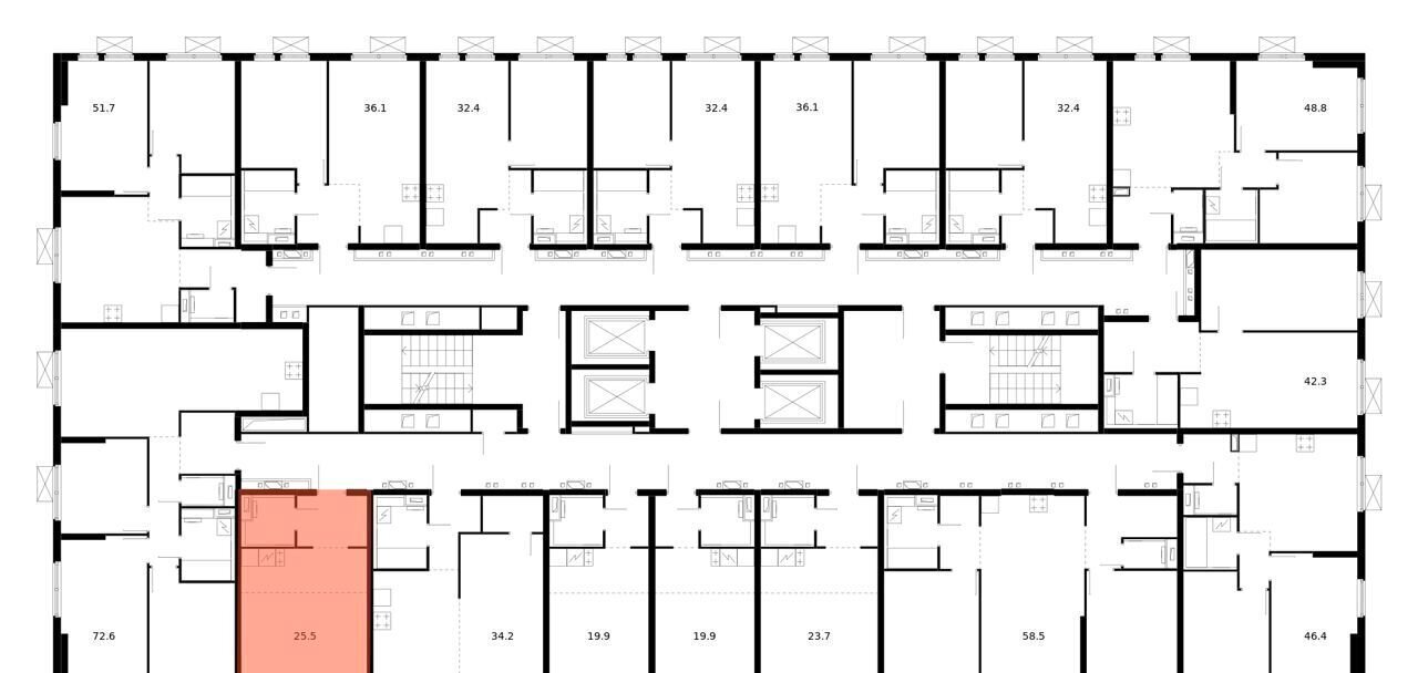 квартира г Москва метро Коломенская Второй Нагатинский корп. 5 фото 2