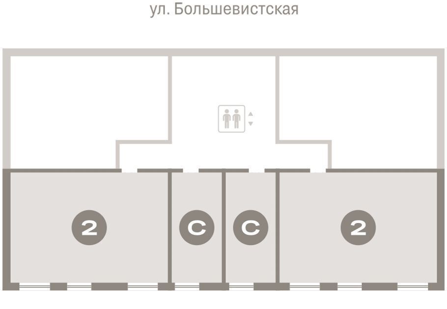 квартира г Новосибирск Речной вокзал ул Большевистская 44 фото 2