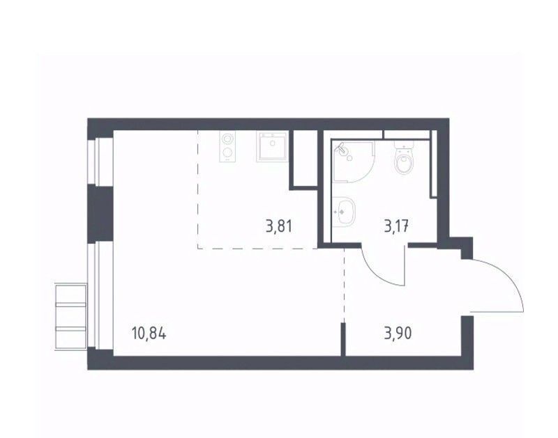 квартира г Москва метро Щербинка ЖК «Алхимово» к 13 фото 1