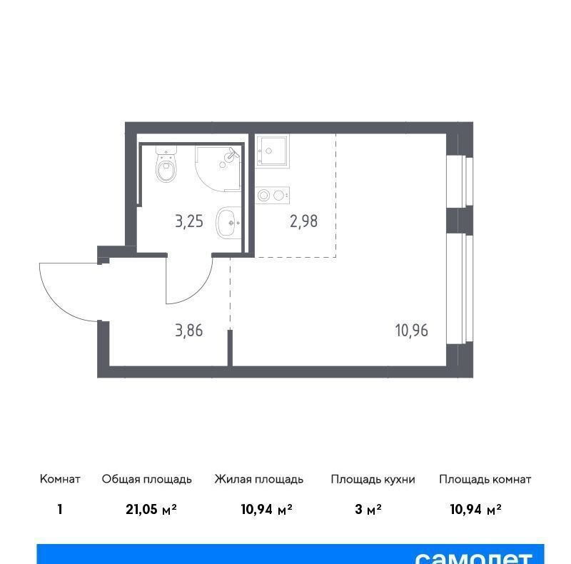 квартира г Санкт-Петербург метро Рыбацкое Усть-Славянка пр-кт Советский 10 фото 1