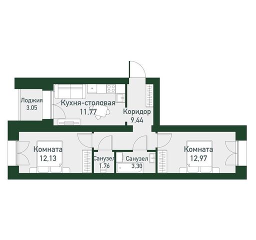 р-н Ленинский кв-л 45, стр. 1. 1 фото