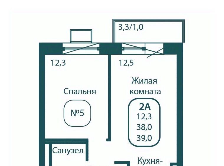 квартира городской округ Солнечногорск рп Андреевка ЖК «Андреевка» 4 Зеленоград — Крюково фото 1