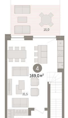 квартира г Тюмень р-н Центральный ул Газовиков 44 фото 2