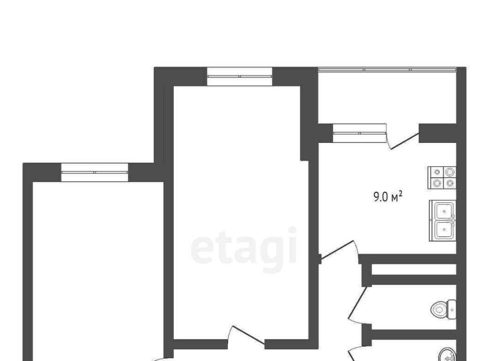 квартира г Ханты-Мансийск ул Югорская 14к/3 фото 13