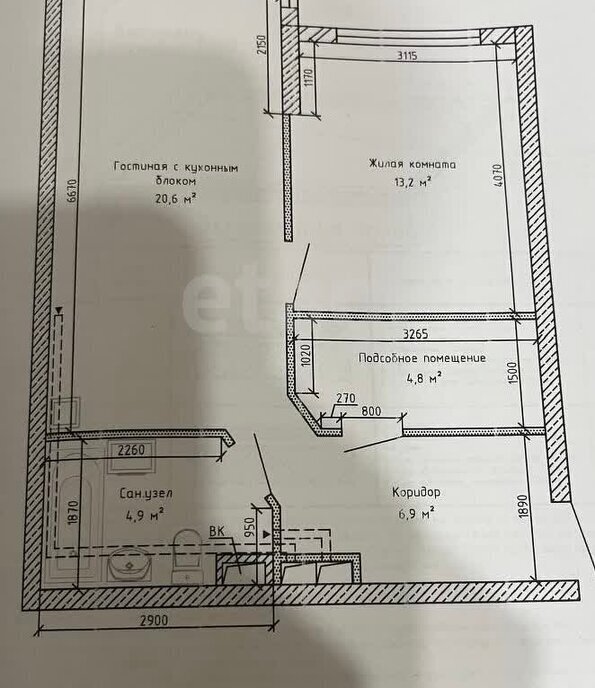 квартира г Кемерово р-н Заводский ул Мичурина 58к/2 фото 1