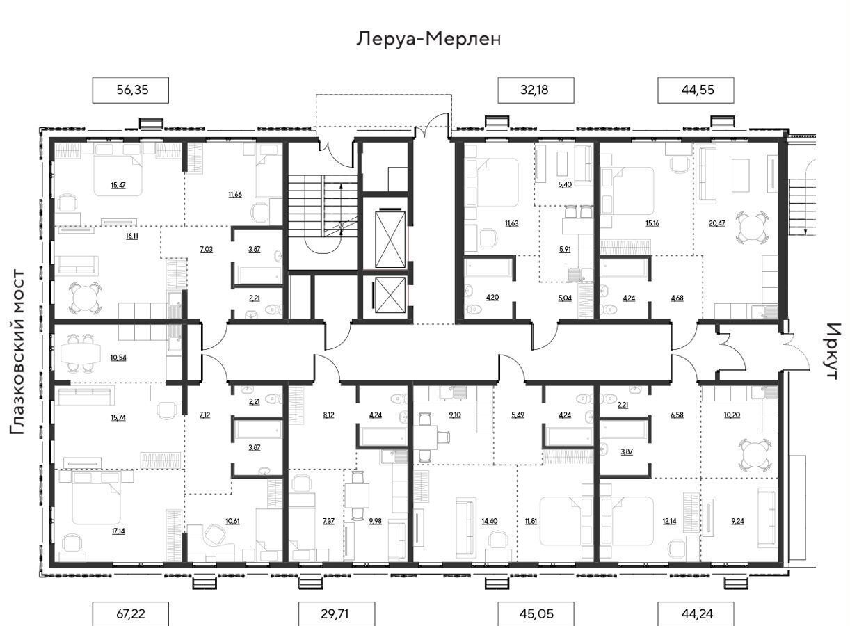 квартира г Иркутск р-н Свердловский ул Набережная Иркута 3 фото 2