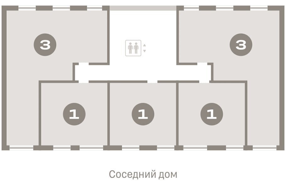 квартира г Тюмень ЖК «Октябрьский на Туре» фото 2