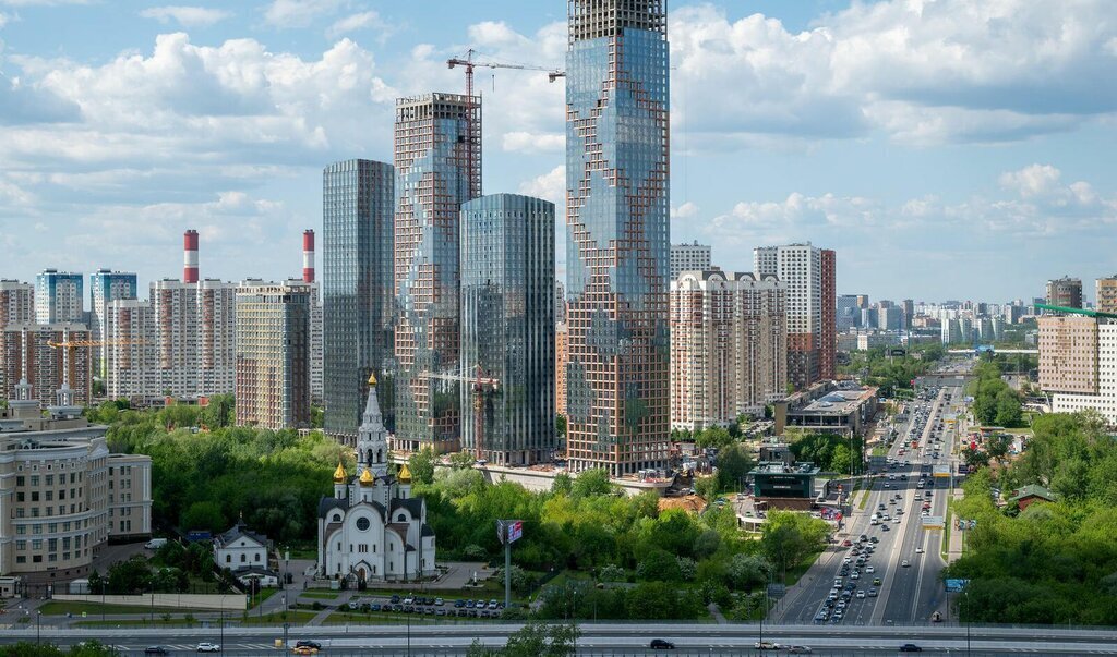 квартира г Москва метро Мичуринский проспект ЗАО Очаково-Матвеевское ЖК Левел Мичуринский к 1 фото 9