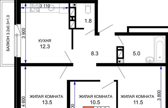 р-н Прикубанский ул им. лётчика Позднякова 2к/19 фото