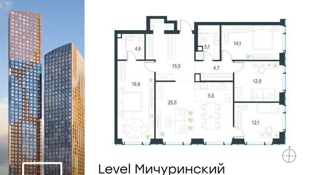 ЖК Левел Мичуринский к 3 фото