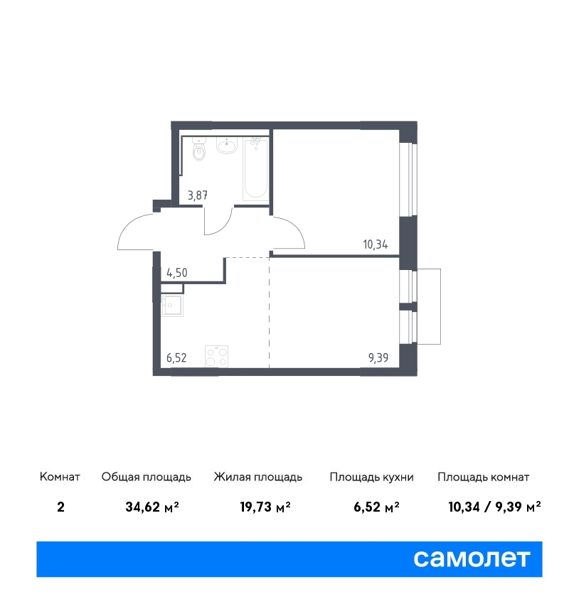 квартира г Москва метро Ховрино Молжаниновский ЖК Молжаниново к 4 фото 1