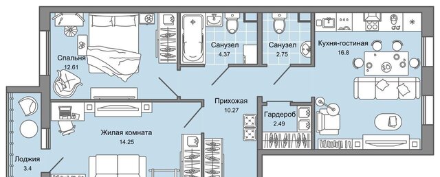 р-н Заволжский пр-кт Созидателей 3 ЖК ULLA этап, стр. 2 фото