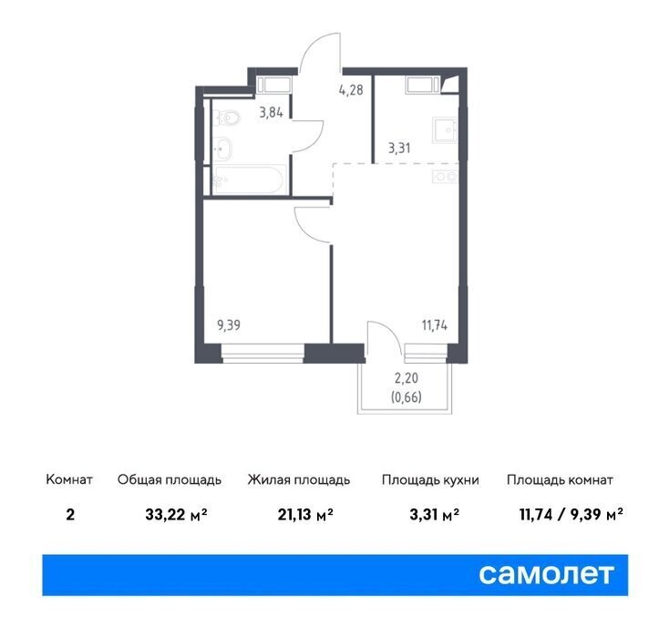 квартира г Москва ТиНАО Внуково ЖК «Новое Внуково» Кокошкино, к 18 фото 1