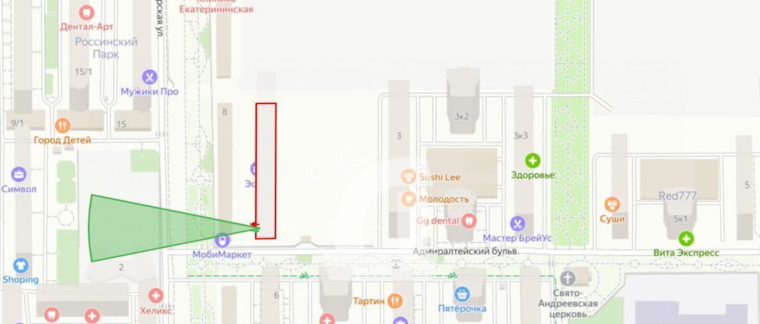 торговое помещение г Краснодар р-н Прикубанский б-р Адмиралтейский 3к/1 фото 7