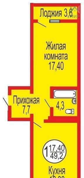 квартира г Оренбург р-н Ленинский ул Геннадия Донковцева 15 фото 1