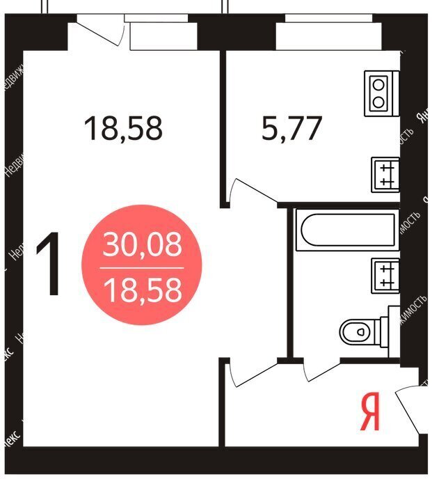 квартира г Москва метро Сходненская ул Нелидовская 15к/1 фото 13