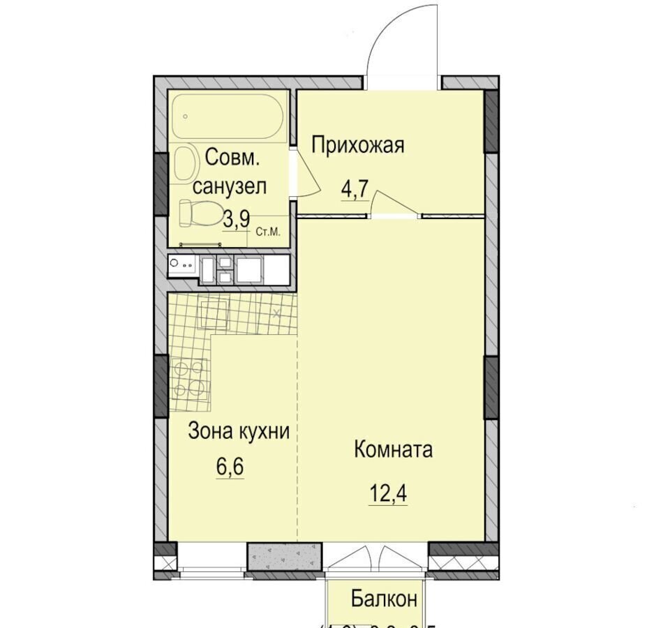 квартира г Казань р-н Приволжский ул Рауиса Гареева Жилой дом фото 1