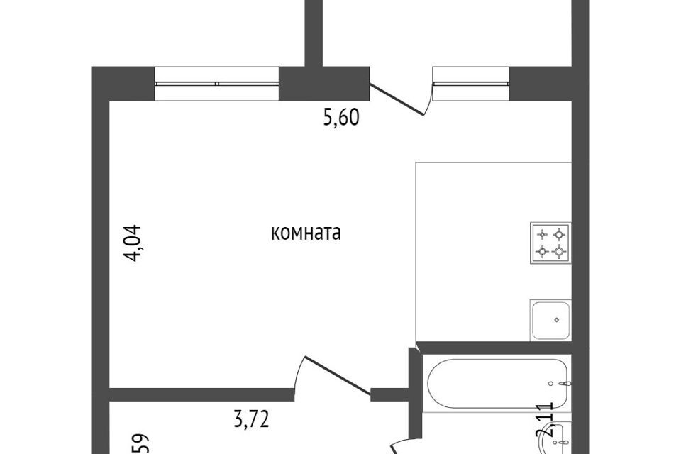 квартира г Красноярск р-н Центральный Покровский микрорайон ул Караульная 40 городской округ Красноярск фото 10