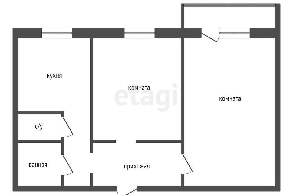 квартира г Красноярск р-н Железнодорожный ул Копылова 48 городской округ Красноярск фото 9