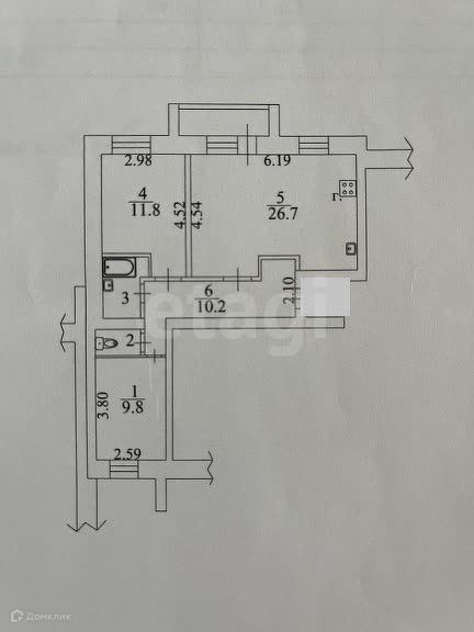 квартира г Вологда проезд Осановский 27 городской округ Вологда фото 6