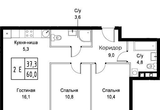 квартира г Москва ул Намёткина 10д Воронцовская фото 1