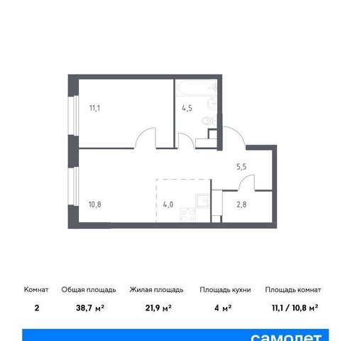 д Столпово Коммунарка, р-н Коммунарка, жилой комплекс Эко Бунино, д. 15, Воскресенское фото