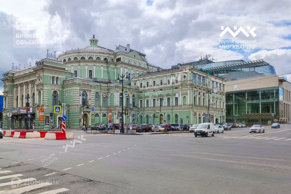 квартира г Санкт-Петербург р-н Адмиралтейский ул Глинки наб Крюкова канала 6/8 Адмиралтейский, улица Декабристов, 27 фото 3