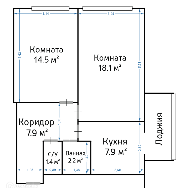 квартира г Москва ул Гурьянова 13 Юго-Восточный административный округ фото 2