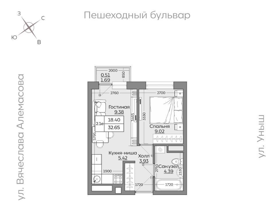 квартира г Казань р-н Приволжский Дубравная ул Рауиса Гареева фото 1