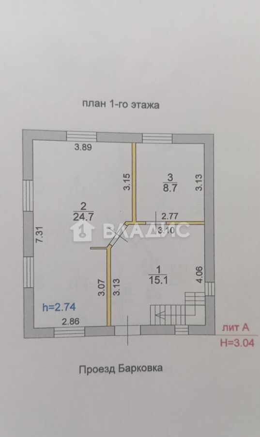 дом г Пенза р-н Железнодорожный проезд Барковка 3а фото 19