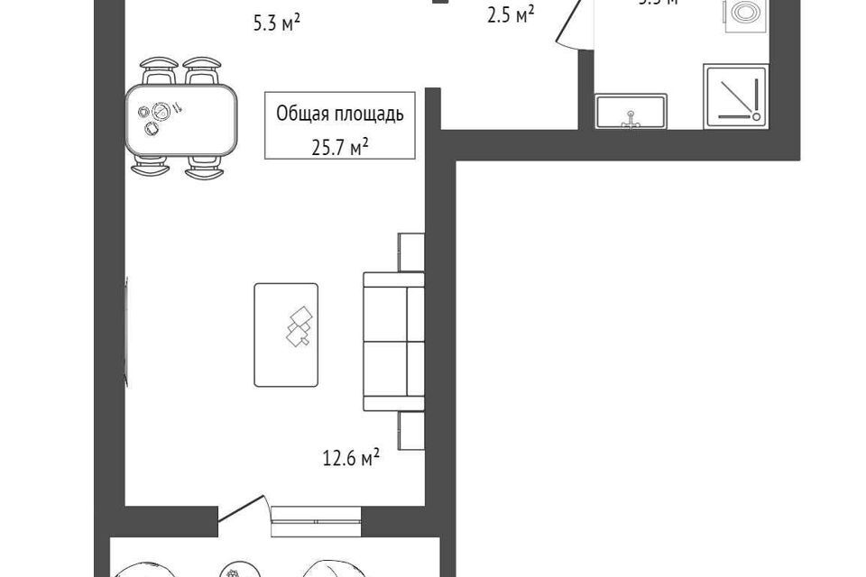 квартира г Новосибирск р-н Ленинский ул Связистов 162к/1с ЖК Азимут городской округ Новосибирск фото 3