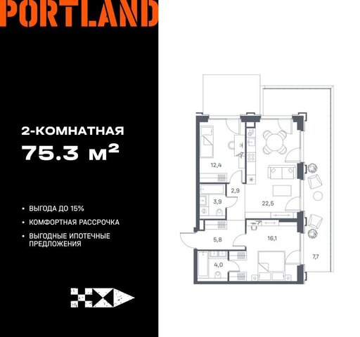 метро Печатники ЖК «Portland» з/у 42/1 фото