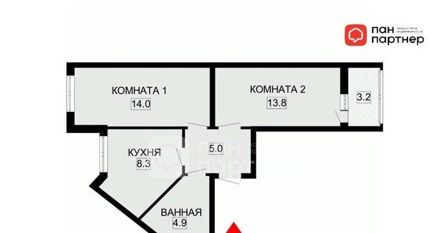 квартира р-н Петродворцовый ул Михайловская 51 фото