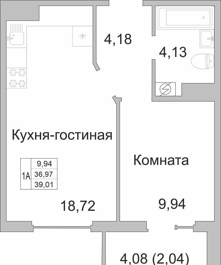 квартира р-н Псковский д Борисовичи ул Героя России Досягаева 5 Псков фото 1