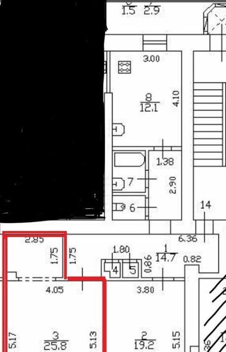 комната г Санкт-Петербург метро Фрунзенская наб Обводного канала 127 округ Семёновский фото 2