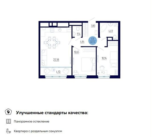 с Дядьково проезд 2-й Бульварный 5 ЖК «СМАРТ квартал Бульвар оптимистов» Рязань фото