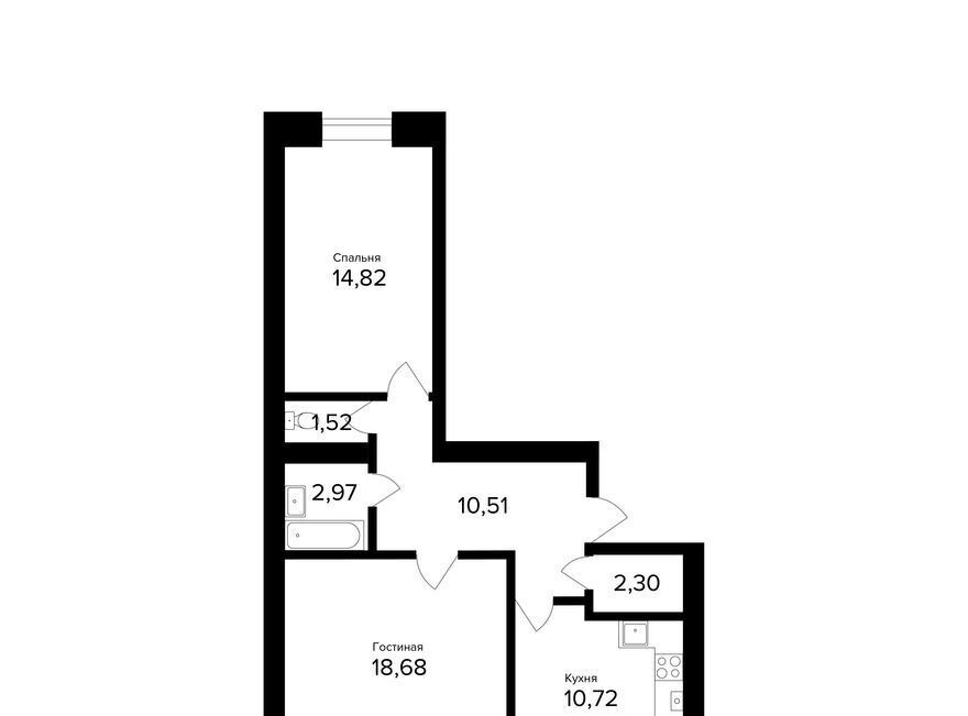 квартира г Ярославль р-н Дзержинский ул Александра Додонова 8к/2 фото 1