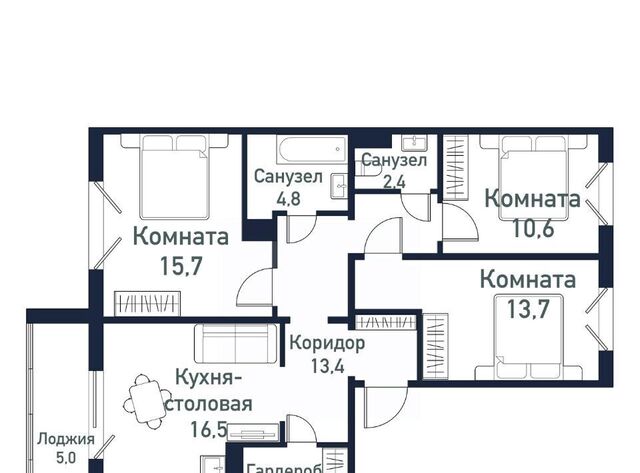 Кременкульское с/пос, Парковый Премиум жилой комплекс фото