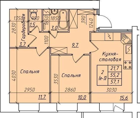 квартира ул Молодежная 4 фото