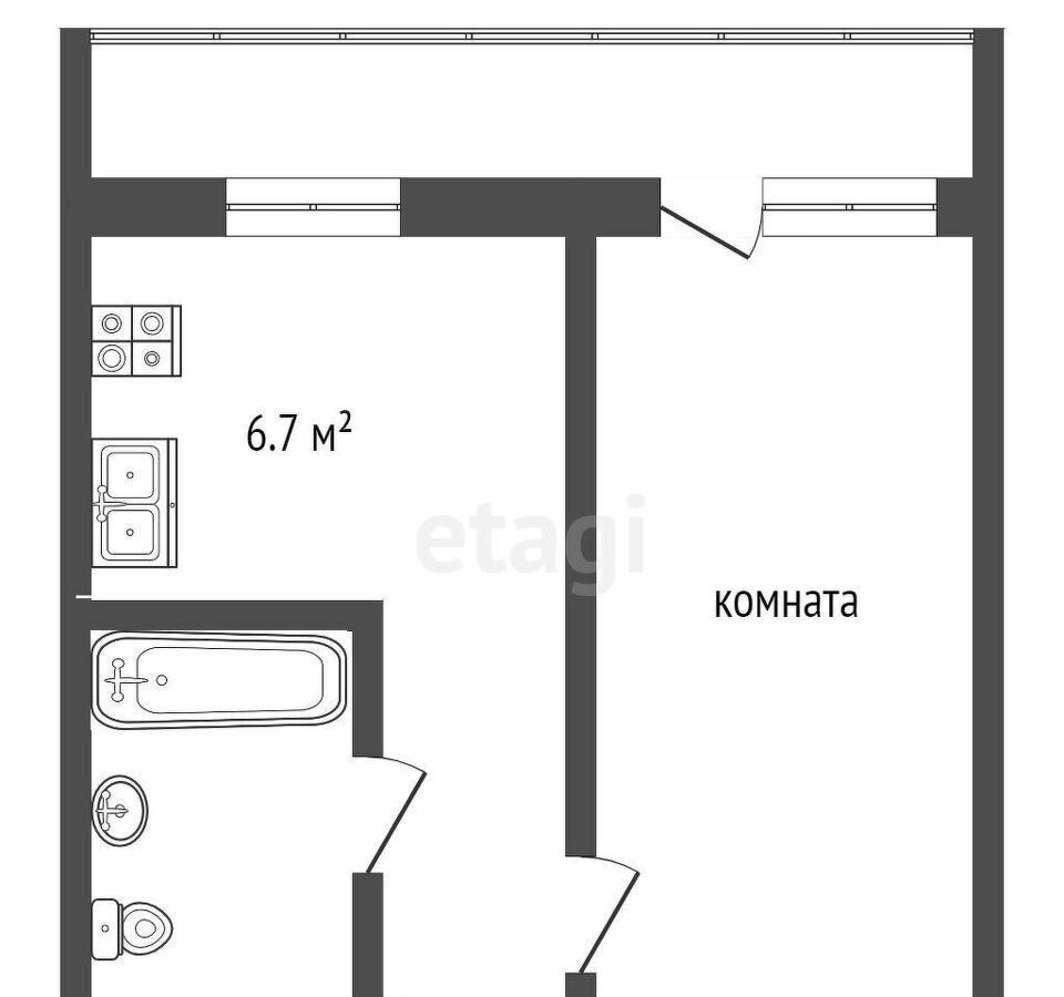 квартира г Оренбург р-н Дзержинский ул Джангильдина 20/1 фото 20