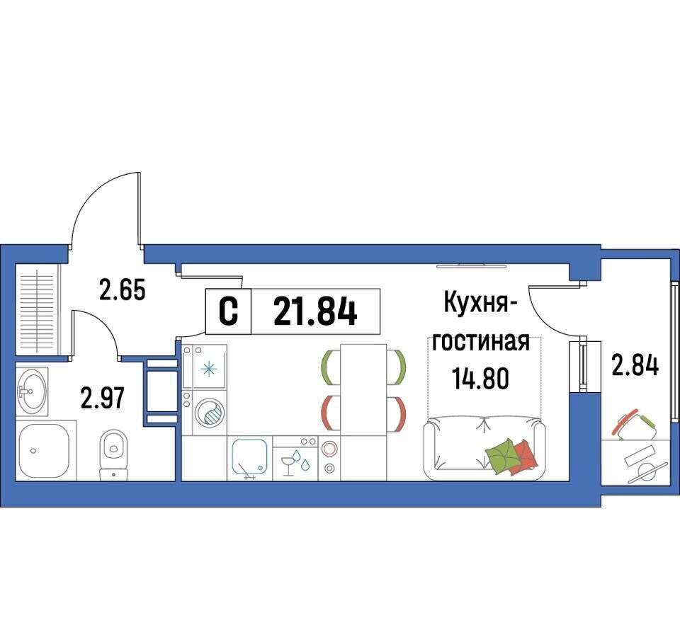 квартира р-н Всеволожский г Мурино ул Шувалова 38 Девяткино фото 1