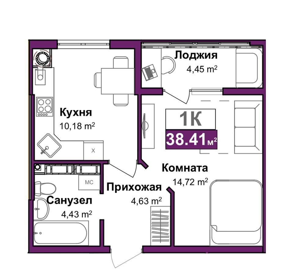 квартира г Симферополь р-н Центральный Жилой микрорайон «Город мира» ул. Русская/ ул. Балаклавская/ ул. Ангарская, жилые дома фото 1