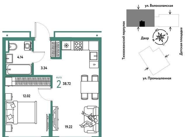 квартира р-н Центральный ул Мельникайте 42 корп. 1 фото